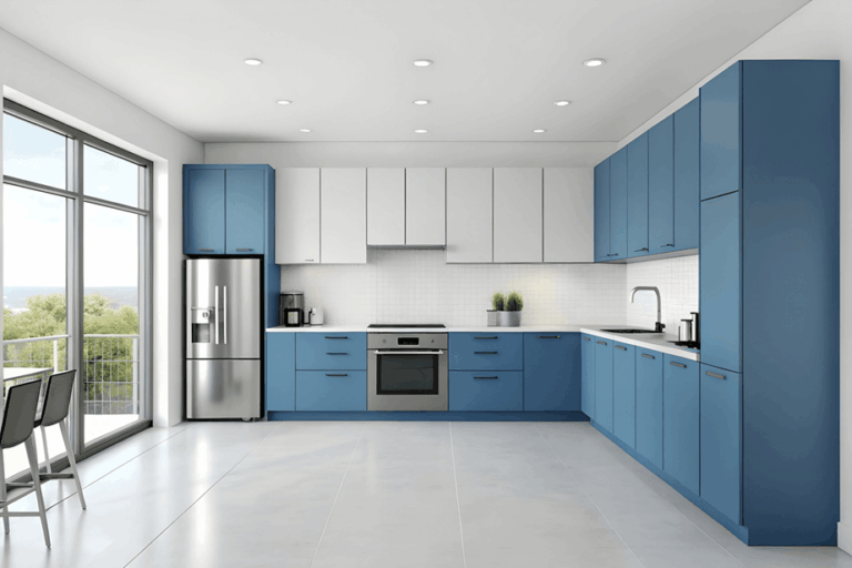 L-Shape Kitchen
Perfect for small to medium spaces, this layout utilizes corners efficiently and offers ample countertop area.READ MORE